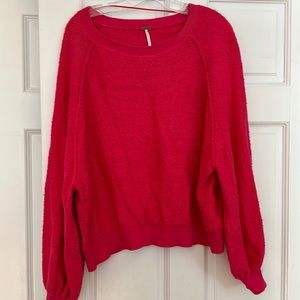Free People pink sweater